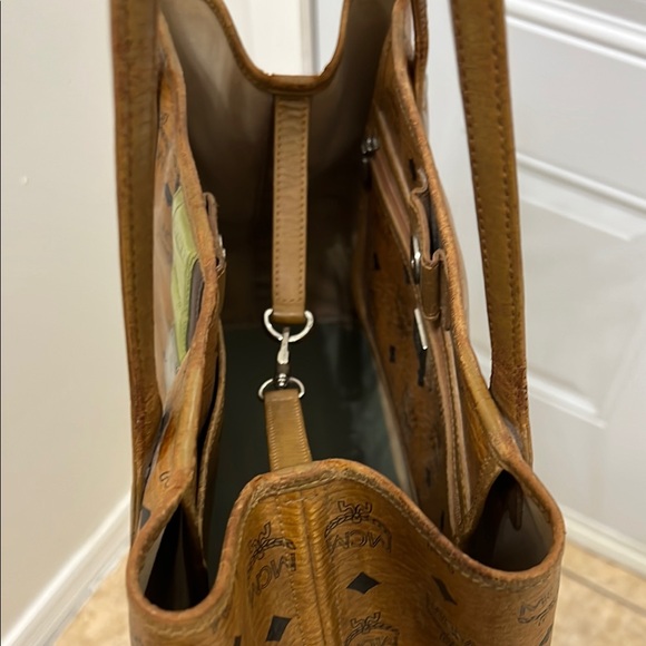 MCM Brown and Green Tote Bag - Picture 16 of 16